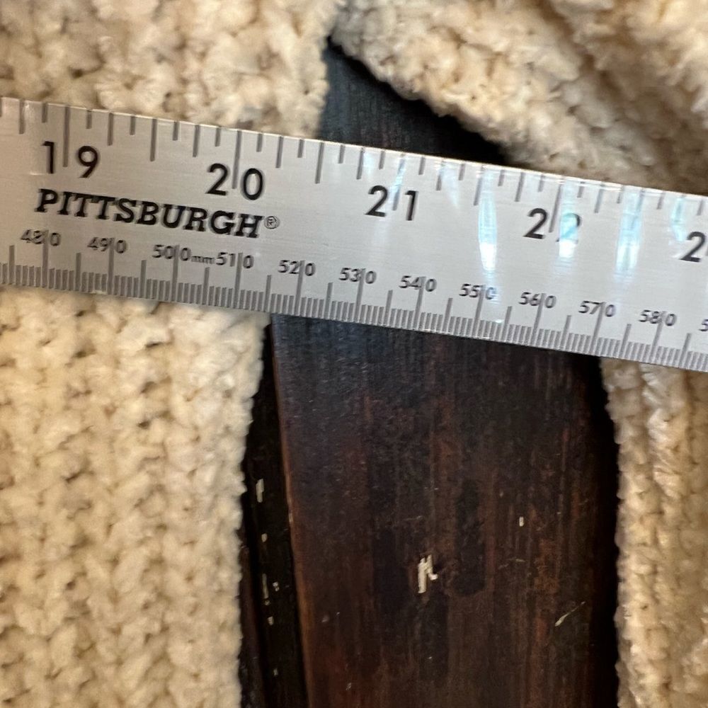 NWT Poof chenille cable knit sweater. Size XL. Soft cozy. Winter white. Women - Picture 8 of 9